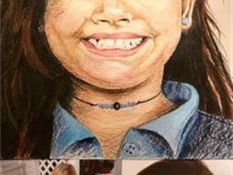 student drawing